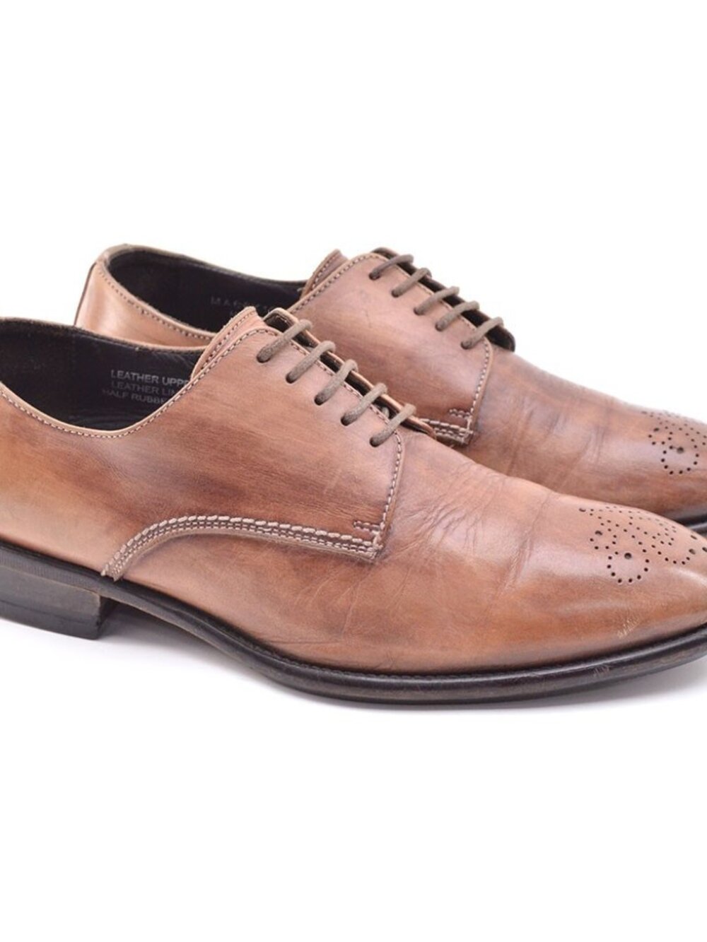 Men Calzoleria Toscana Hand Made Brogue Oxfords 40